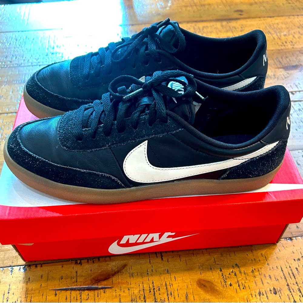 Nike Men's Killshot 2 Black and White Sneakers